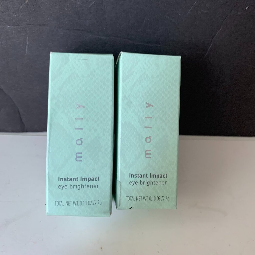 Mally Instant Impact Eye Brightener * LIGHTER* 0.10 Oz / 2.7g SET OF 2 NEW